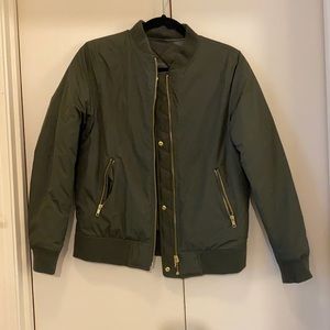 Gap reversible bomber jacket army green/green camo